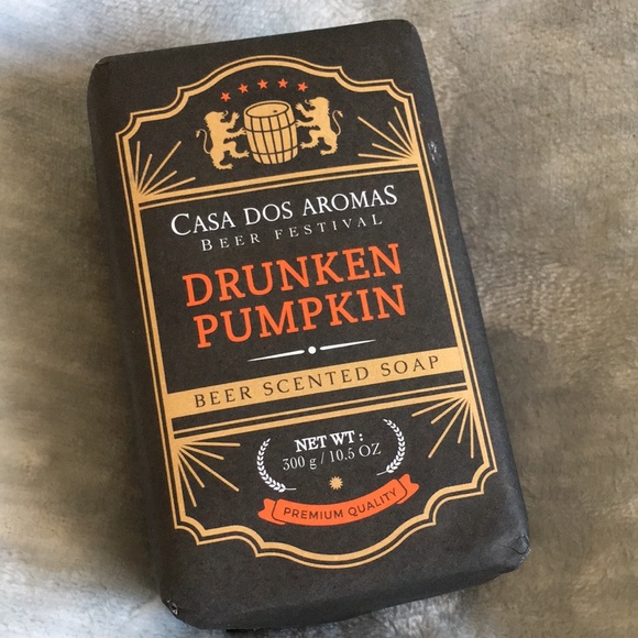 Drunken Pumpkin Beer Scented Soap Casa Dos Aromas 10.50oz Large Bar NWT Portugal - Picture 11 of 11